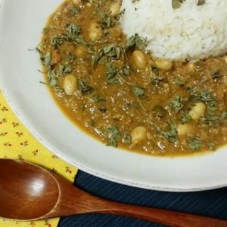 辛すぎない、まろやか大豆のスパイスキーマカレー